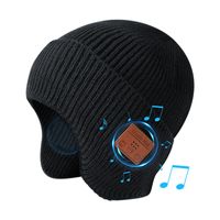 Fashion Autumn And Winter Men's Women's Ear-covering Bluetooth Headset Music Hat main image 1