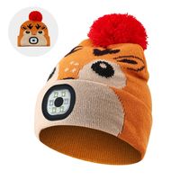 Children Unisex Streetwear Animal Printing Wool Cap main image 4