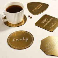 Casual Solid Color Eva Stainless Steel Placemat 1 Piece main image 1