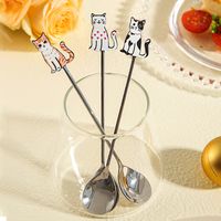 Cute Cartoon Stainless Steel Spoon 1 Piece main image 3