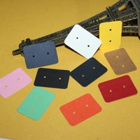 Simple Style Solid Color Paper Card Jewelry Packaging Cardboard main image 1