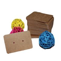 Simple Style Solid Color Paper Card Jewelry Packaging Cardboard main image 2
