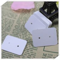 Simple Style Solid Color Paper Card Jewelry Packaging Cardboard main image 5