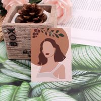 Cute Human Cartoon Paper Jewelry Packaging Cardboard sku image 10