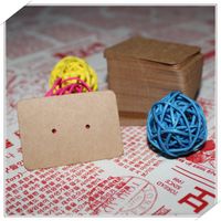 Simple Style Solid Color Paper Card Jewelry Packaging Cardboard main image 4