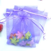 Casual Solid Color Organza Jewelry Packaging Bags main image 1