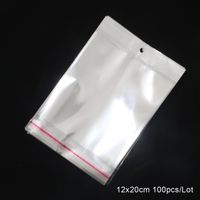 Simple Style Commute Solid Color Plastic Jewelry Packaging Bags sku image 24