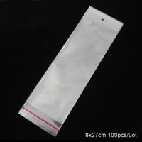 Simple Style Commute Solid Color Plastic Jewelry Packaging Bags sku image 23