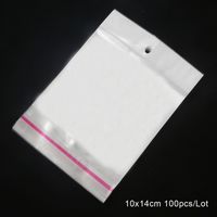 Simple Style Commute Solid Color Plastic Jewelry Packaging Bags sku image 12