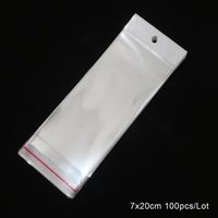 Simple Style Commute Solid Color Plastic Jewelry Packaging Bags sku image 14