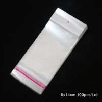Simple Style Commute Solid Color Plastic Jewelry Packaging Bags sku image 3