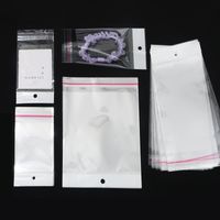 Simple Style Commute Solid Color Plastic Jewelry Packaging Bags main image 3