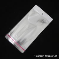 Simple Style Commute Solid Color Plastic Jewelry Packaging Bags sku image 22