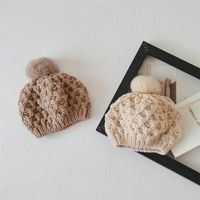 Children Unisex Elegant Business Basic Solid Color Wool Cap main image 2