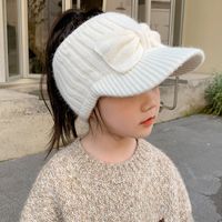 Children Unisex Streetwear Solid Color Wool Cap sku image 3