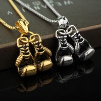 Hip-hop Retro Solid Color Alloy Plating Gold Plated Unisex Pendant Necklace main image 1