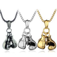 Hip-hop Retro Solid Color Alloy Plating Gold Plated Unisex Pendant Necklace main image 4