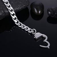 Simple Style Commute Solid Color Stainless Steel Polishing Chain Men's Bracelets main image 3
