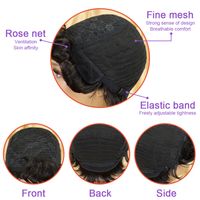 Women's Casual Party Street Real Hair Long Curly Hair Wig Net main image 3