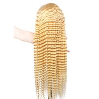 Women's Simple Style Holiday Party Real Hair Long Curly Hair Wig Net main image 3