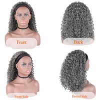 Women's African Style Casual Carnival High Temperature Wire Centre Parting Long Curly Hair Wigs main image 2