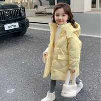 Preppy Style Solid Color Polyester Girls Outerwear main image 4