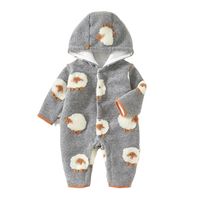 Basic Animal Polyester Baby Rompers main image 2