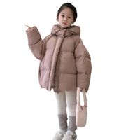Classic Style Solid Color Cotton Girls Outerwear main image 4