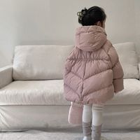 Classic Style Solid Color Cotton Girls Outerwear main image 5