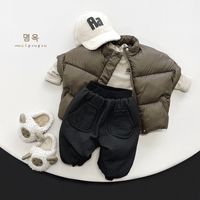 Simple Style Solid Color Polyester Boys Pants main image 5