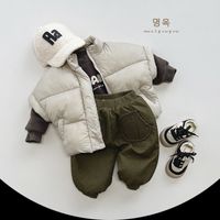 Simple Style Solid Color Polyester Boys Pants main image 2