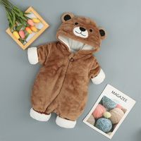 Casual Bear Cotton Baby Rompers sku image 1
