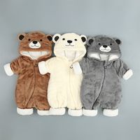 Casual Bear Cotton Baby Rompers main image 1