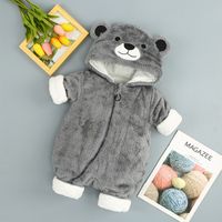 Casual Bear Cotton Baby Rompers sku image 13