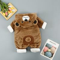 Casual Bear Cotton Baby Rompers main image 2