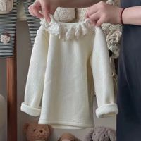 Princess Cute Pastoral Solid Color Cotton Hoodies & Sweaters main image 1