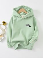 Kids Hoodies Long Sleeve Cute Pastoral Heart Shape sku image 20