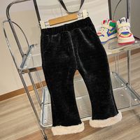 Vintage Style Color Block Corduroy Pants & Leggings sku image 4
