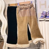 Vintage Style Color Block Corduroy Pants & Leggings main image 6