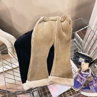 Vintage Style Color Block Corduroy Pants & Leggings main image 2