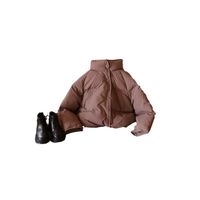 Streetwear Solid Color Polyester Boys Outerwear main image 2