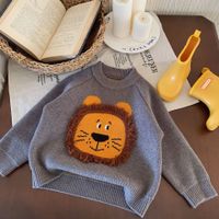 Cute Lion Polyacrylonitrile Fiber Hoodies & Knitwears sku image 11