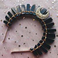 Women's Vintage Style Ethnic Style Crown Crystal Hair Band sku image 7