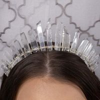 Women's Vintage Style Ethnic Style Crown Crystal Hair Band sku image 4