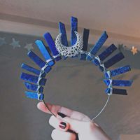 Women's Vintage Style Ethnic Style Crown Crystal Hair Band sku image 14