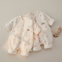 Casual Animal Cotton Baby Rompers main image 3