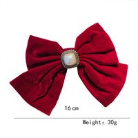 New Black Bow Hairpin Pring  Autumn And Winter Women Clip Bangs Hairpin main image 7