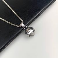 Simple Style Basketball Football Stainless Steel Plating Pendant Necklace main image 8