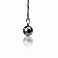 Simple Style Basketball Football Stainless Steel Plating Pendant Necklace sku image 2