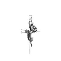 Style Ig Style Simple Traverser Rose Le Cuivre Pendentif Collier Pendentif En Masse sku image 1